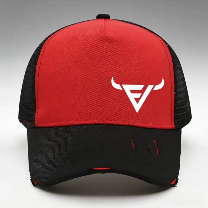 Casquette de camionneur avec logo Bull