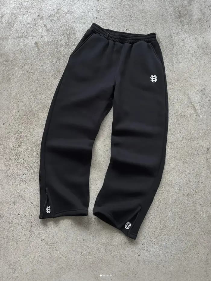 Nouveau pantalon Y2K personnalisé avec fermeture éclair sur les jambes