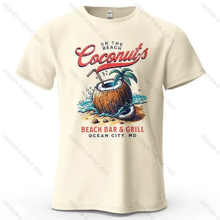 T-shirt à manches courtes imprimé vintage 100 % coton pour homme et femme