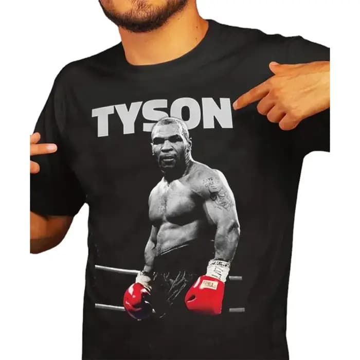 T-shirt de champion de boxe Iron Mike