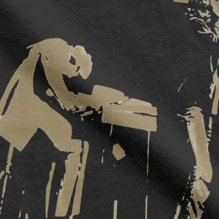 Crazy The Doors Band MOJO RISIN T-Shirts pour hommes col rond coton t-shirt à manches courtes