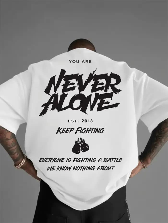 T-shirt en pur coton pour homme le plus vendu - Motif inspirant de boxe rétro américain