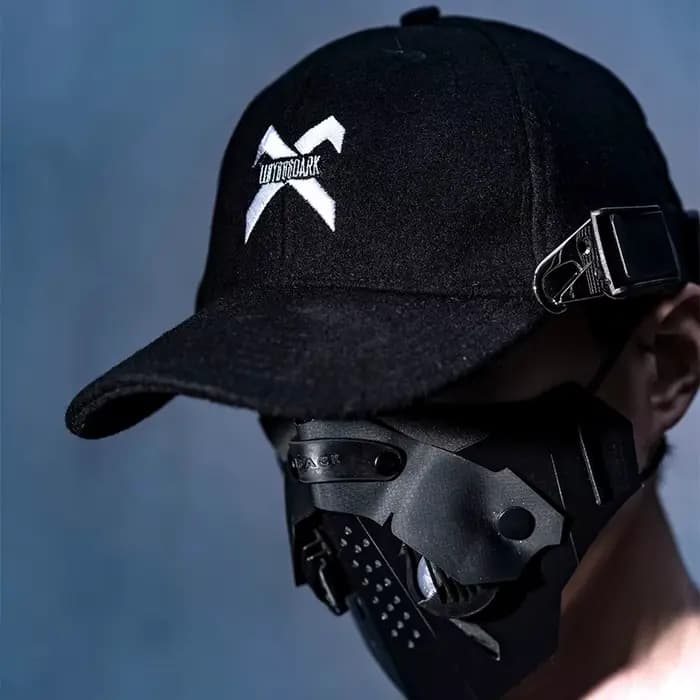 DulTechwear-Casquette de Baseball en Laine pour Homme et Femme, Chapeau de dehors Décontracté, Réglable, Multifonction, Punk, Hip Hop