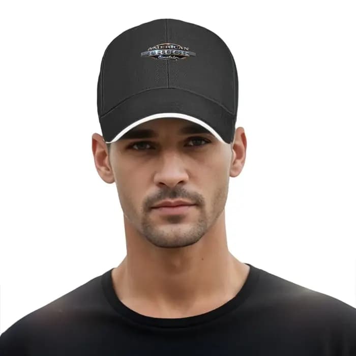 Casquette de baseball classique avec logo American Truck Simulator 2026