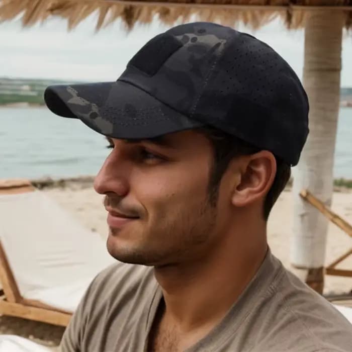 Casquette de baseball camouflage respirante et décontractée pour hommes
