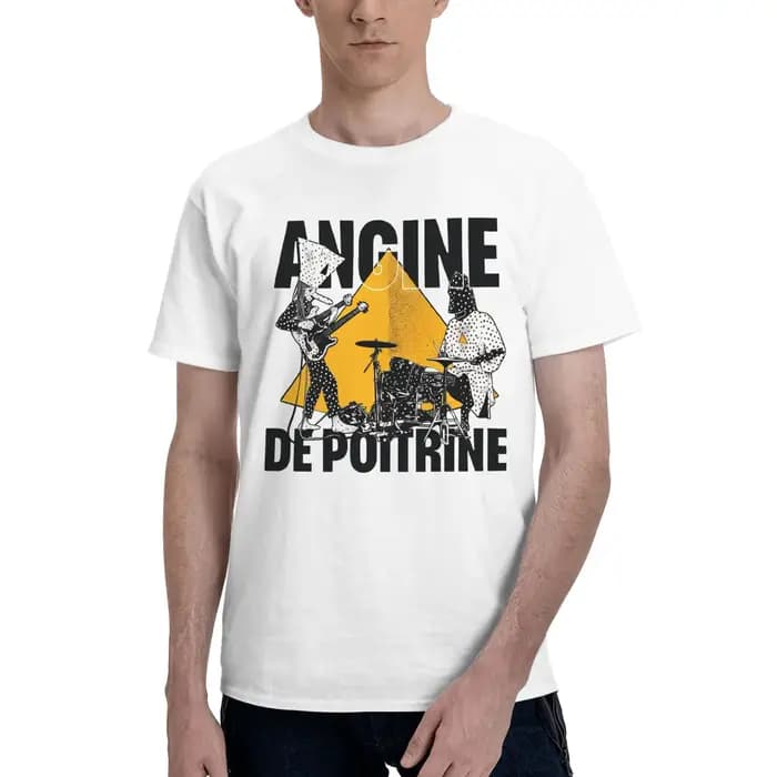 Angine de Poitrine Band Merch T-shirts pour hommes et femmes