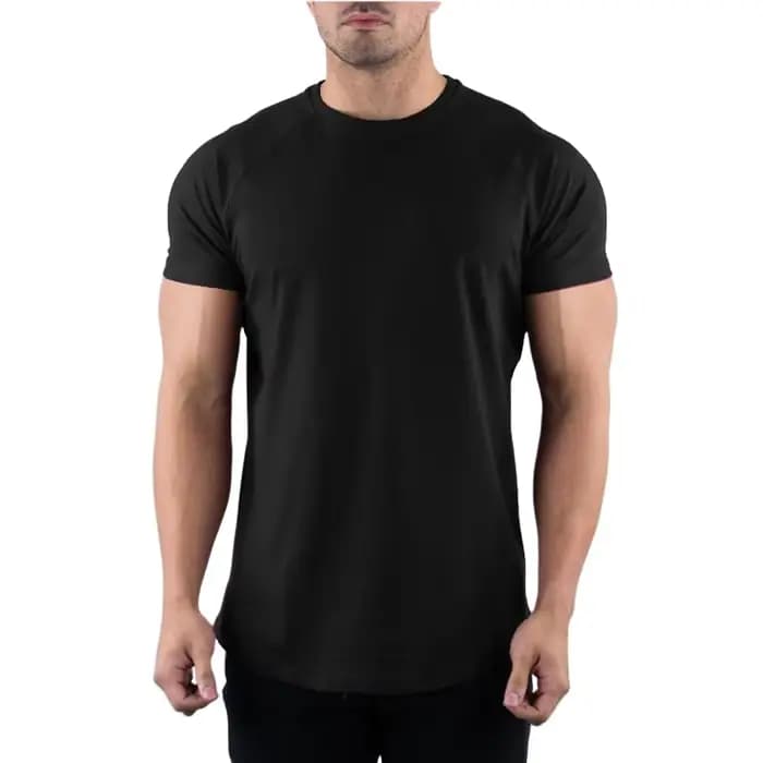 T-shirt de gymnastique en coton pour hommes
