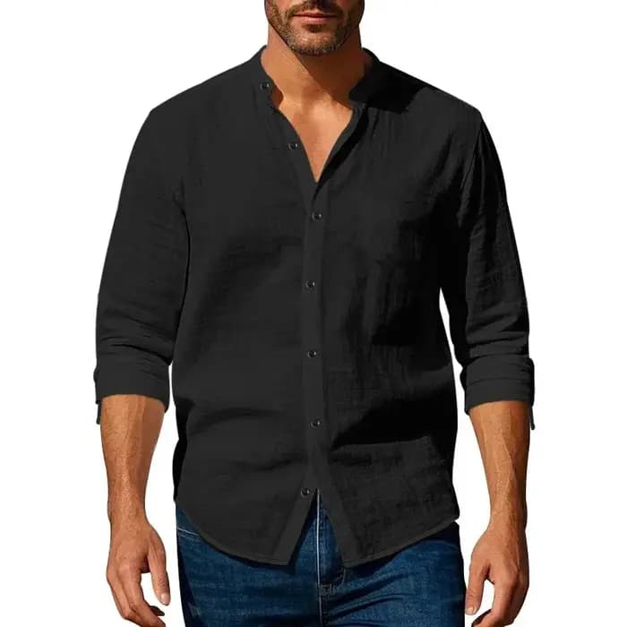 Jeu d'animaux chemises à manches longues pour hommes coton léger t-shirt décontracté chemise régulière respirant luxe