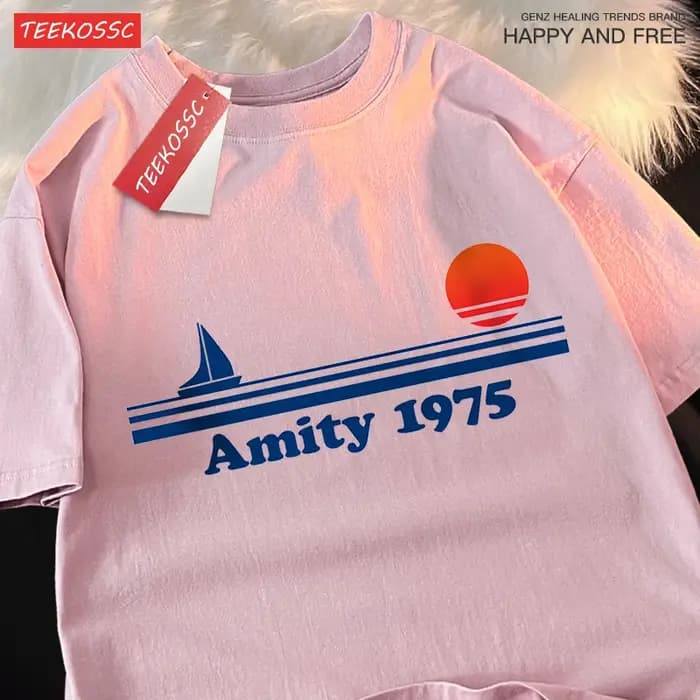 Amity-T-shirt respirant pour homme, t-shirt décontracté, t-shirt en coton, t-shirt de marque, le voi