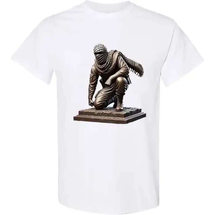T-shirt Sinwar Nouvelle Mode Vêtements Homme Vente Chaude Manches Courtes Col Rond Memory Hamas Singwar