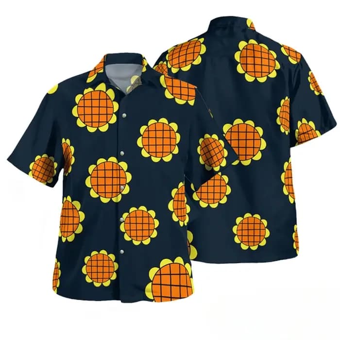 Chemise hawaïenne tournesol, Luffy, 1 pièce, 2024