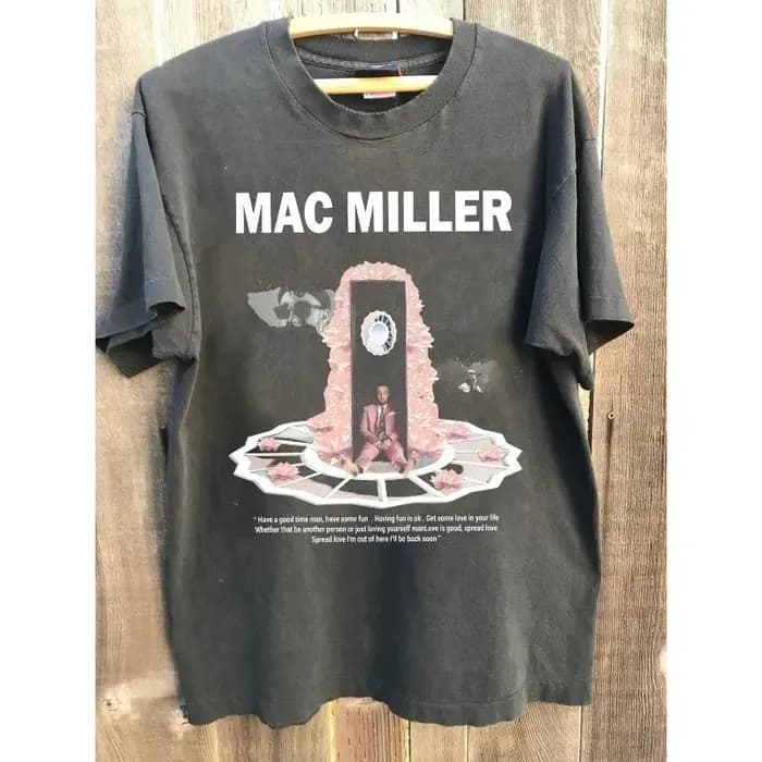 T-shirt rétro Mac Miller pour le printemps et l'été