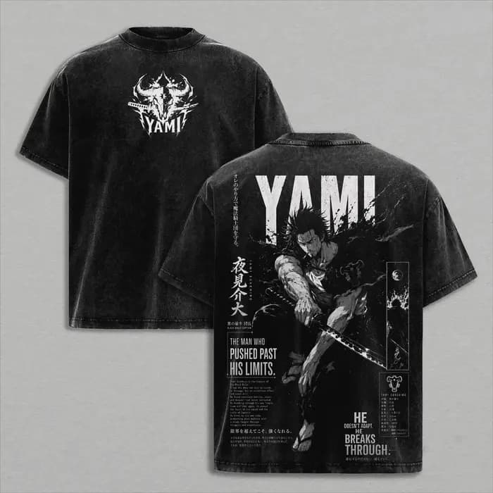 T-shirt Manga Black Clover Yami Sukehiro