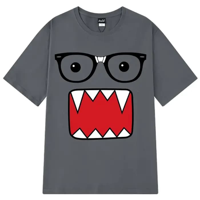 Domo Kun drôle humoristique mode T-Shirts hommes femmes 100% coton