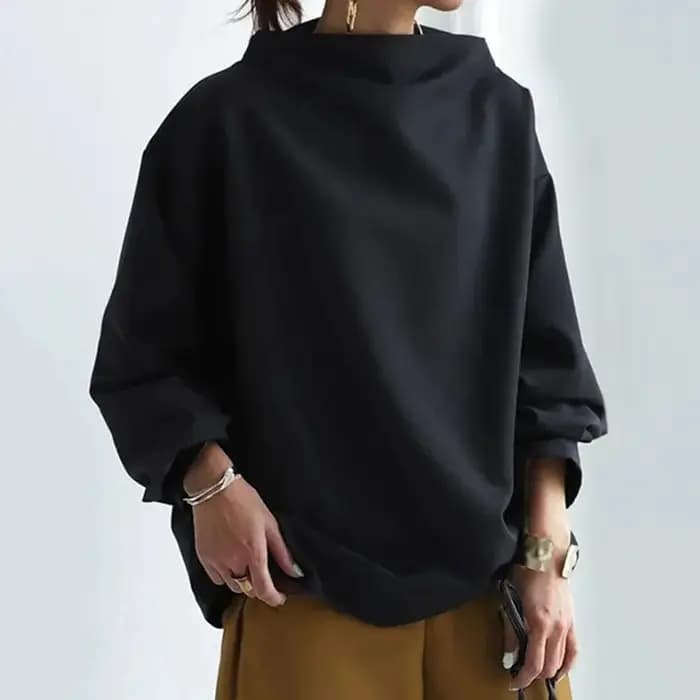 Sweat-shirts à capuche pour femmes 2026 – Nouveau sweat-shirt décontracté en velours européen à col montant