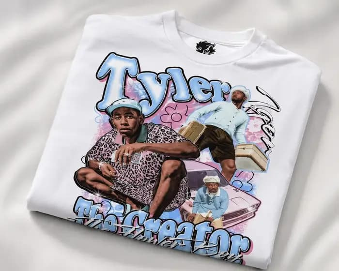 T-shirt graphique Tyler The Creator, tee-shirt streetwear vintage Y2K, chemise décontractée unisexe
