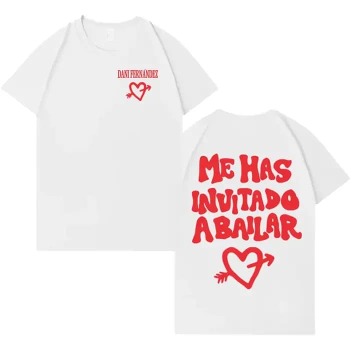 T-shirts imprimés tendance Rapper Dani Fernandez pour hommes et femmes, streetwear décontracté d'été