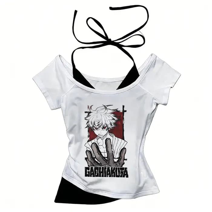 Gachiakuta t-shirt streetwear esthétique pour femme