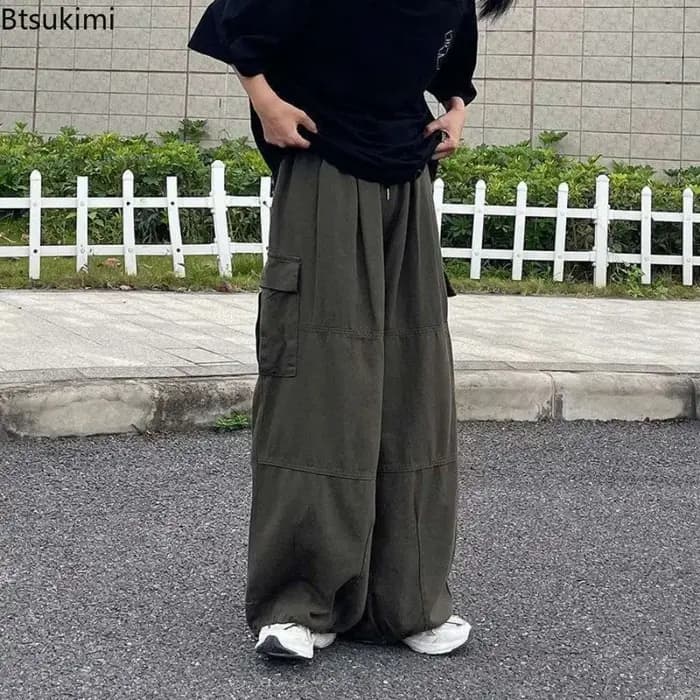 Pantalon cargo style streetwear américain