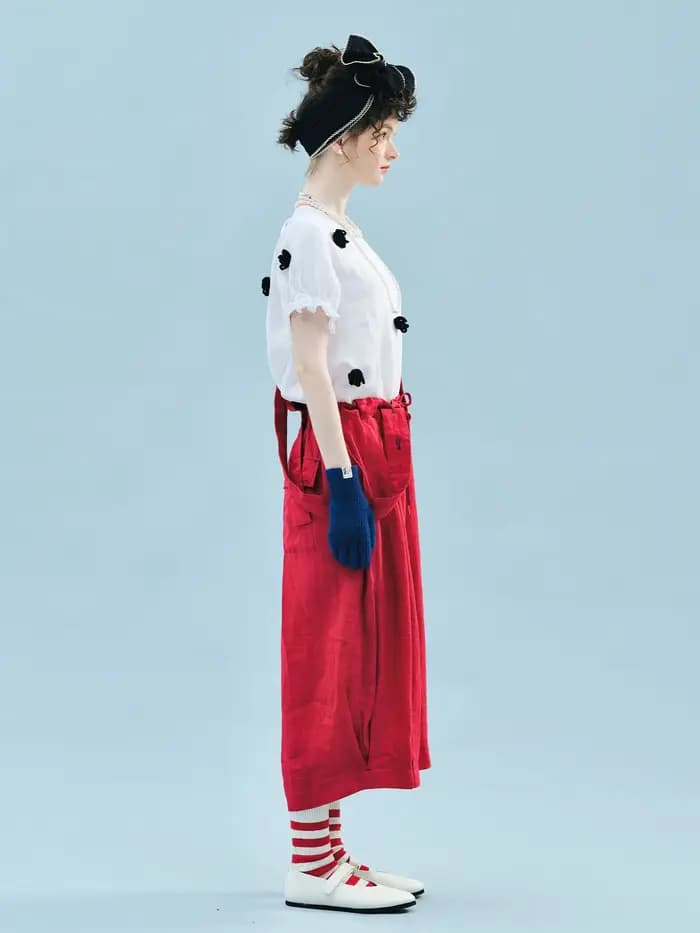 Chemise décontractée en lin blanc pour femmes