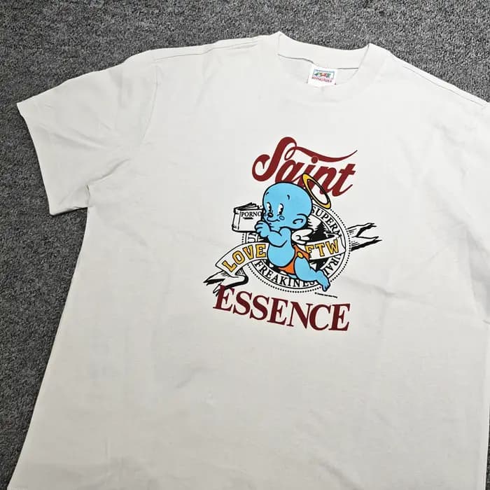 Yao mode Saint de Michael haute qualité 1:1 décontracté Streetwear ample Baggy manches courtes unisexe hommes vêtements