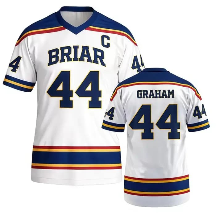 T-shirt unisexe Streetwear Loos de la série V Neck TV Off Campus Briar University Jersey Graham 44 22 DI LAURENTIS 66 Tucker46