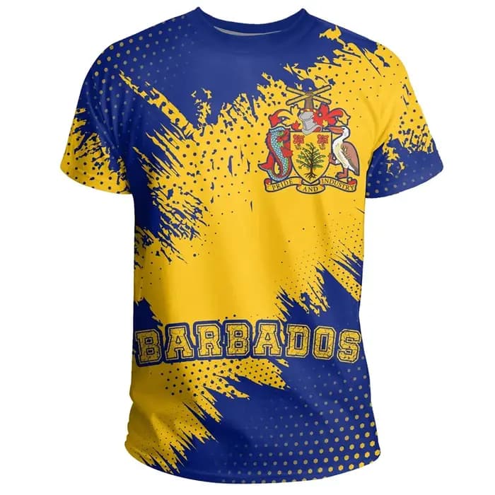 T-shirt graphique sensation de Barbade pour hommes