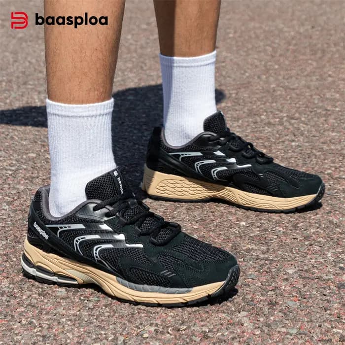 Bassploa-Chaussures de course décontractées pour hommes