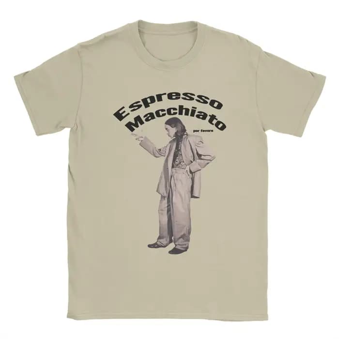 Tommy Cash Espresso Macchiato illustration art graphique Eurovisions T-Shirts hommes