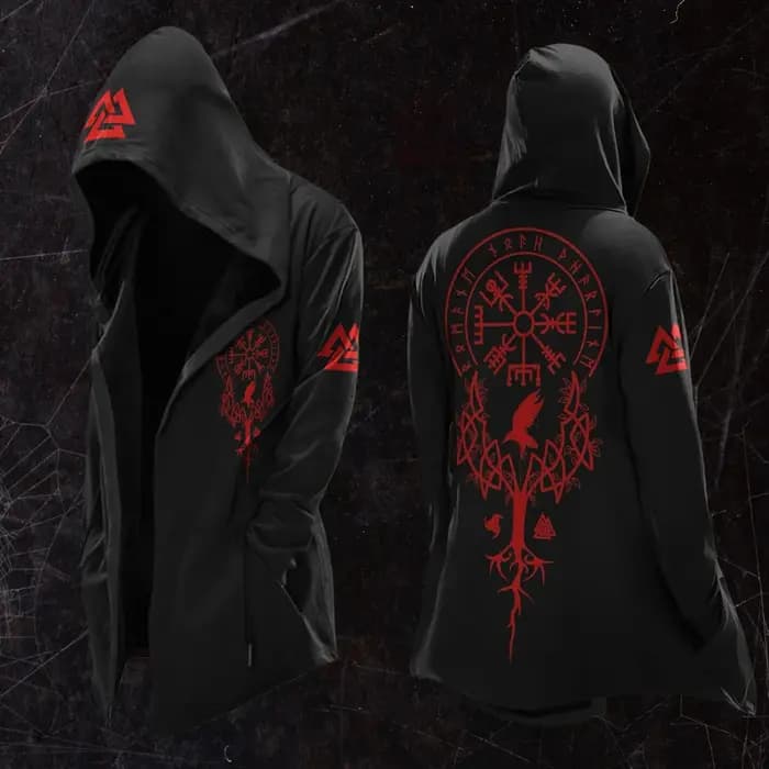 Cardigan coupe-vent surdimensionné à capuche pour hommes
