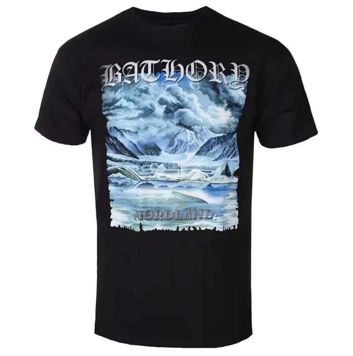 Bathory Nordland Rock Band T-Shirt hommes à manches courtes coton t-shirts Streetwear marque