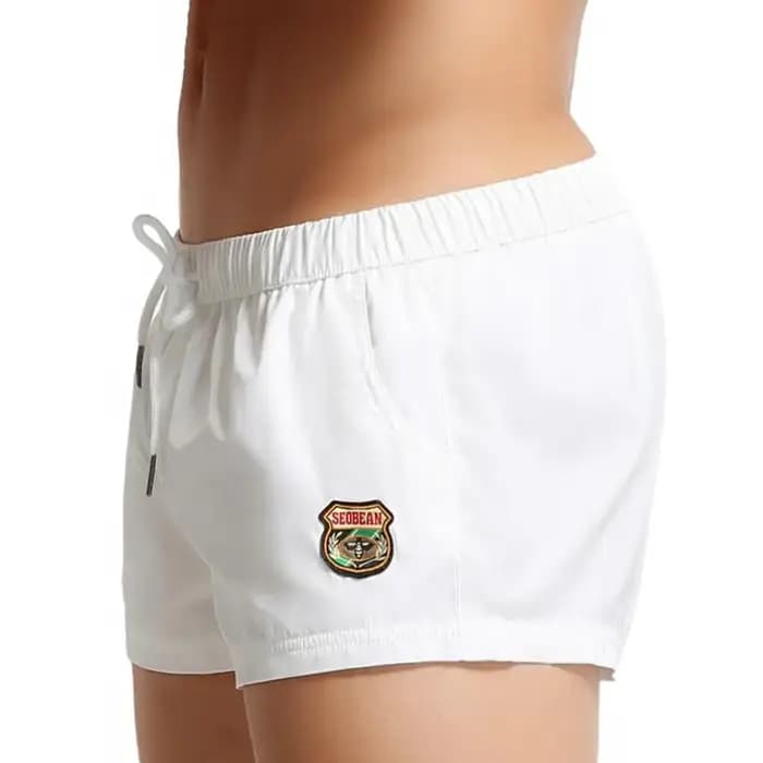 SEOBEAN maillots de bain à séchage rapide pour hommes Shorts de plage été Surf Fitness conseil troncs pantalons courts de sport vêtements masculins