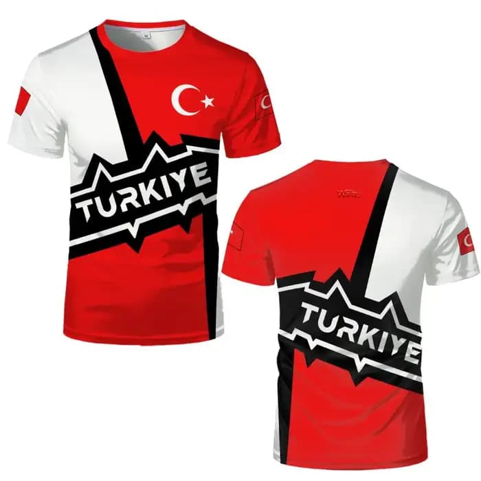 T-shirt imprimé style graffiti turc