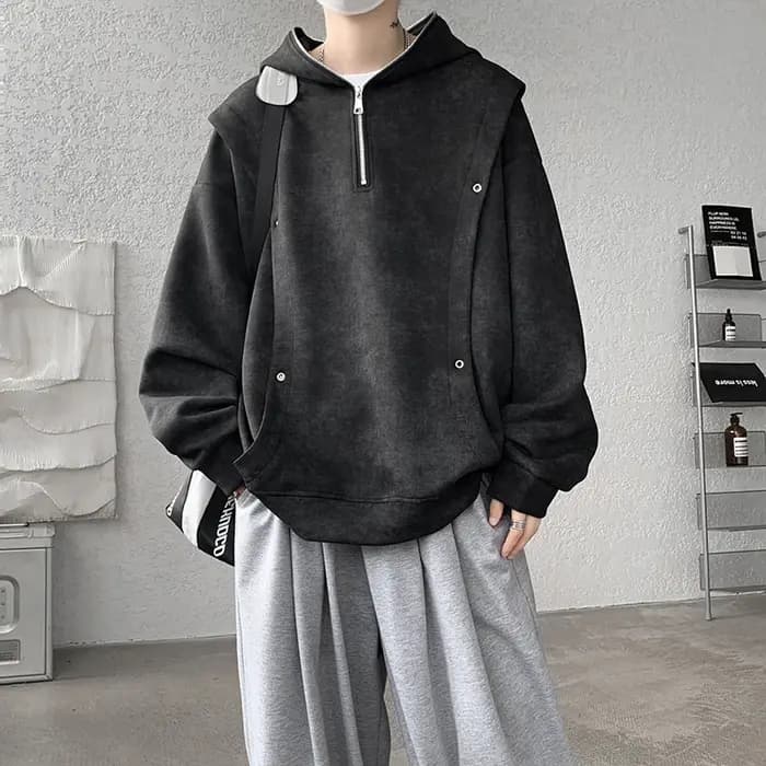 M-XXXXXL grande taille sweats à capuche de travail pour hommes décontracté Streetwear sweat