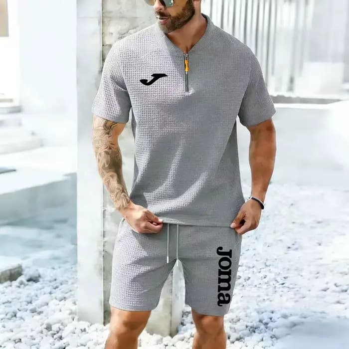 Ensemble T-shirt à manches courtes et short de sport JOMA pour homme – Édition