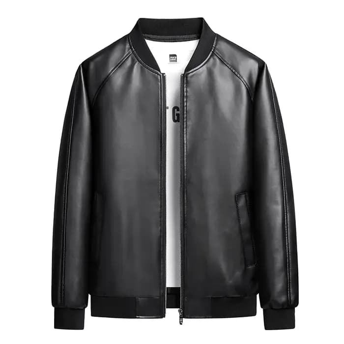 Veste en similicuir pour homme