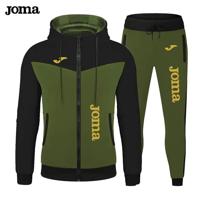 Ensemble pantalon et veste zippée unisexe Joma Trendy Color Block