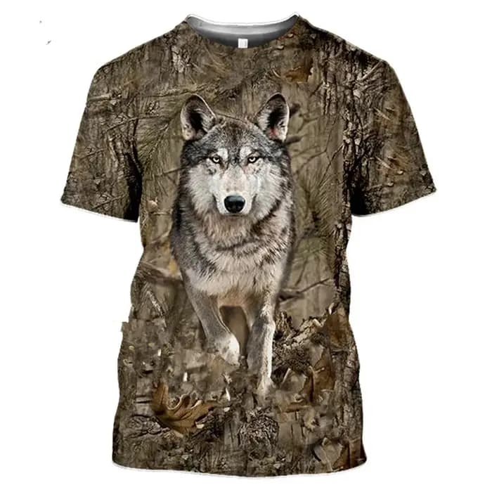 T-shirt de camouflage 3D pour hommes et femmes