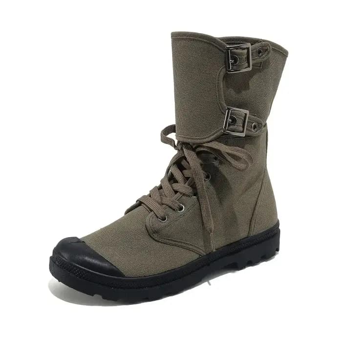 Bottes montantes en toile pour hommes, bottes décontractées respirantes, bottes du désert en plein a