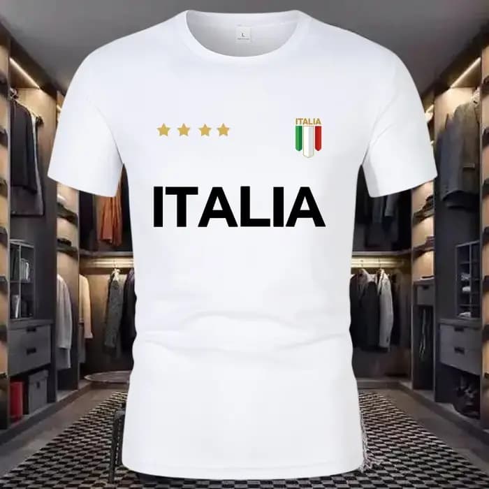 T-shirt respirant à col rond et manches amples pour homme