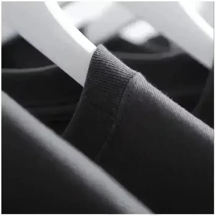 T-shirt en coton noir à manches courtes pour hommes