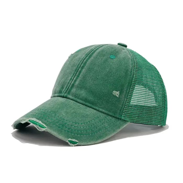 IEFB Style américain nouvelle mode casquette de Baseball en détresse hommes femmes lavé capote maille bec de canard casquettes Protection solaire en plein air 9X111