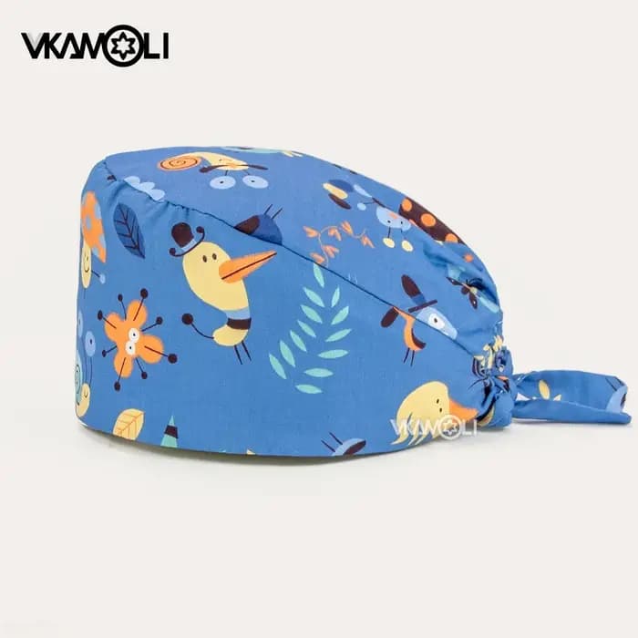 Casquette de gIslande unisexe à imprimé floral de dessin animé