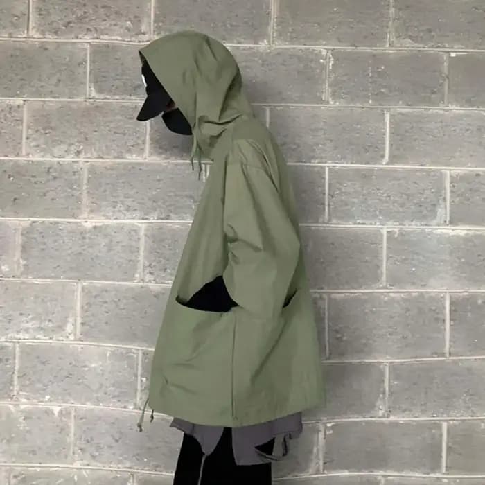 Techwear-T-Shirt à Capuche pour Homme, Pull Vintage, Multi-Poches, Cargo, à Manches Mi-Courtes, Veste