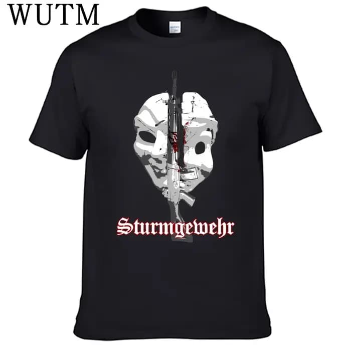 Nouveau groupe Sturmwehr t-shirt 100% coton hommes chemise