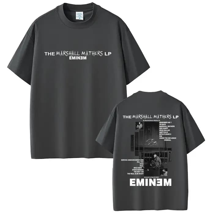 Rappeur Eminem 2000 Album graphique T-shirt hommes femmes vêtements Hip Hop mode surdimensionné T-shirts