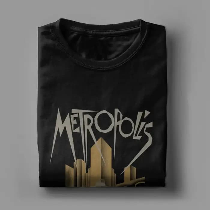 Metropolis Fritz Lang film allemagne cinéma science-fiction loisirs vêtements pour hommes 100% coton t-shirts à manches courtes cadeau hauts