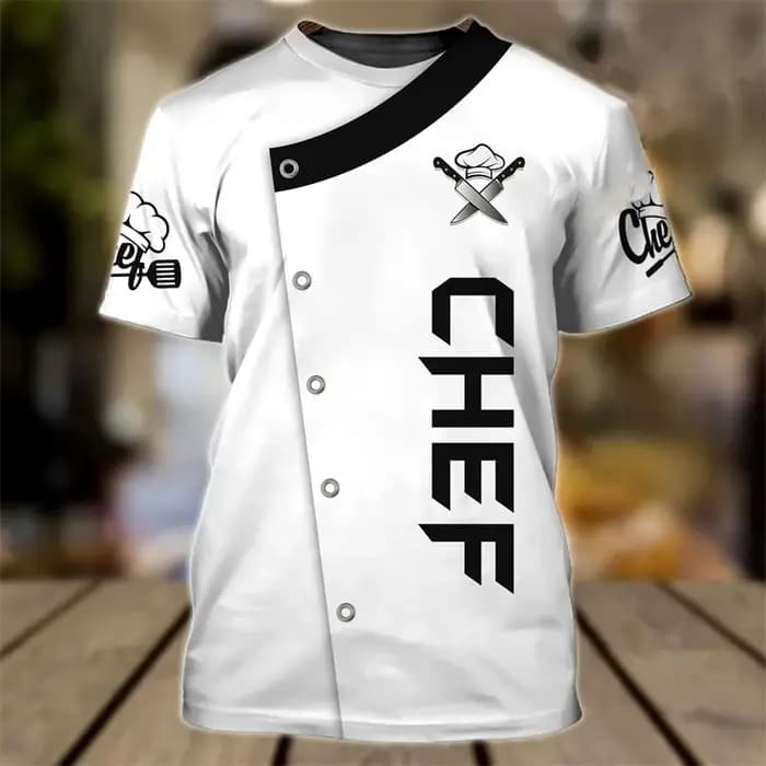 T-shirt à manches courtes imprimé 3D pour hommes