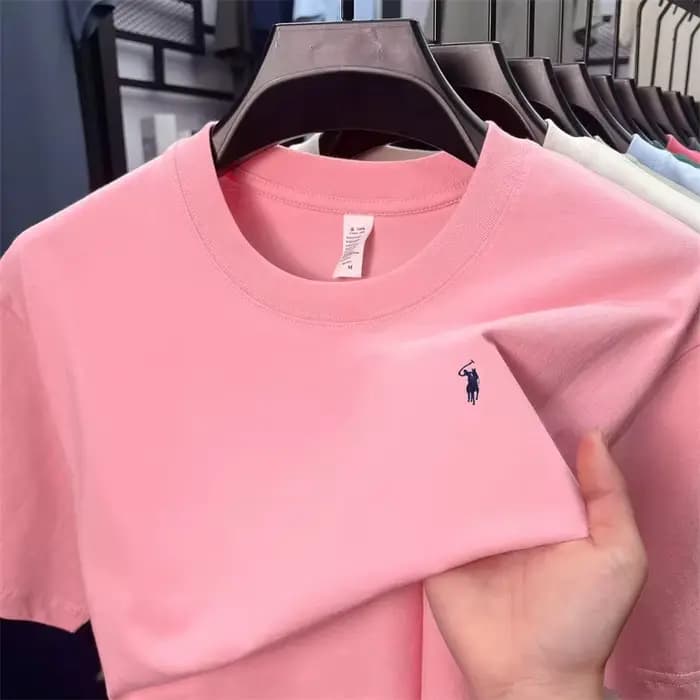 T-shirt classique pour homme en pur coton, respirant, doux et confortable.