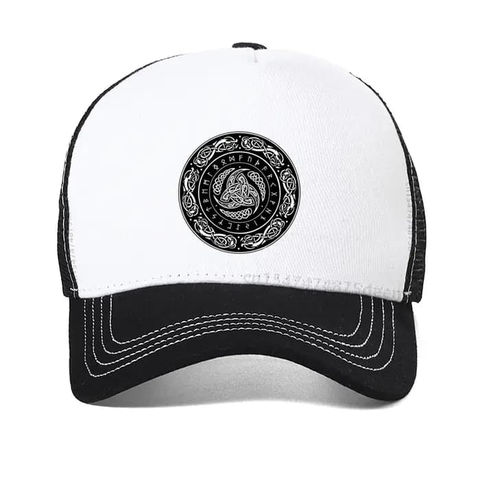 Casquette de baseball Vikings Ragnar Lothbrok Skullies, chapeau Triple Horn Of Odin pour hommes, cas